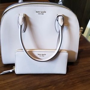 Kate Spade Large Dome Satchel w/ wallet